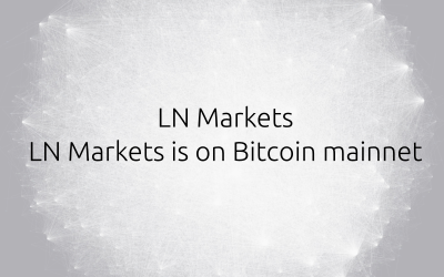 LN Markets is on Bitcoin mainnet