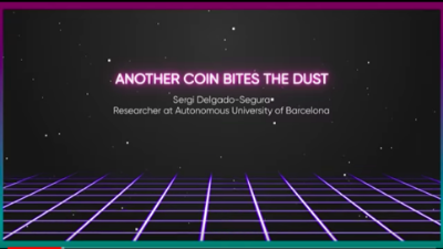 How Big a Problem Is Dust for Bitcoin?